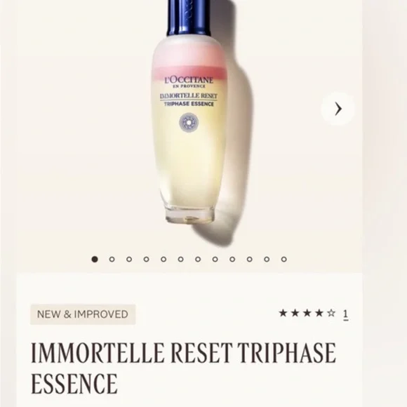 L'OCCITANE Immortelle Reset Triphase Essence with Gradient Design
NEVER OPENED - Picture 1 of 4
